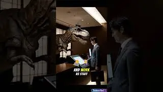 Checking in with a T-REX? 🦖 Inside Japan's Bizarre Robot Dinosaur Hotel! | Flash Fact 8 #Shorts