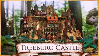 🏰 Treeburg Castle [ASMR] TINY WORLDS - Fantasy Ambience / Medieval Village & Nature Forest Sounds 🍃🌲