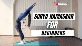 New to yoga? Start Surya Namaskar! 🌞 Just 10 mins a day for strength, flexibility & energy. 🧘‍♀️✨