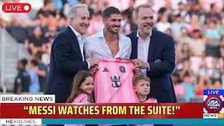 Lionel Messi Watches from the Suite as Inter Miami Draws vs Cincinnati | MLS Drama Recap!