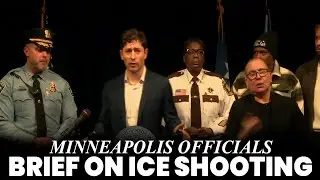 LIVE: Minneapolis Mayor Jacob Lawrence Frey briefs on ICE shooting in Minneapolis | USA