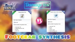 RUNE BOOSTS SYNTHESIS ( SAINT MARY&rsquo;S CLOTH SHOES ) DAMAGE TEST | Ragnarok Mobile Eternal Love