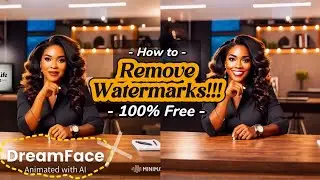 HOW TO REMOVE WATERMARKS FROM TALKING AVATAR VIDEOS FOR FREE!!!//Use AI tools free!