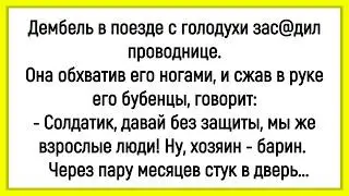 🤡Как Дембель С Голодухи Проводнице З@садил! Сборник Новых Смешных Анекдотов! Юмор! Позитив!