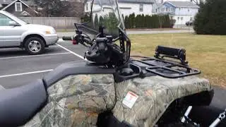 Tusk sub zero 60 inch plow on 2015 Honda Rancher