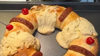 Rosca de  Reyes hecha en casa 