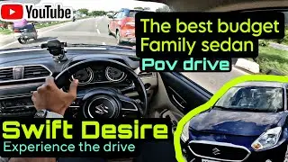 Maruthi swift desire 2024. Best budget sedan car. Drive with me. #thepedalcommandertamil