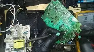 Repairing dual port Makita charger DC18RD, MIP2K2 faulty IC