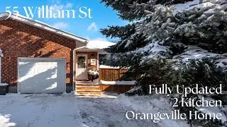 Fully Updated 2 Kitchen Home For Sale in Orangeville | 55 William St