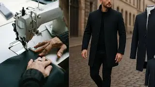 ¡coser armar  ESTE ABRIGO DE PAÑO PARA HOMBRE TE SORPRENDERÁ! 🔥 Comodidad TOTAL