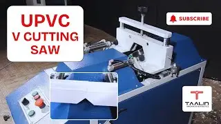 Automatic V cutting machine for upvc windows and doors | Upvc V Cut Saw | upvc v cutting machine