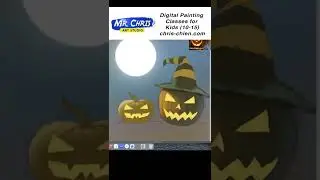 Halloween Digital Painting Process