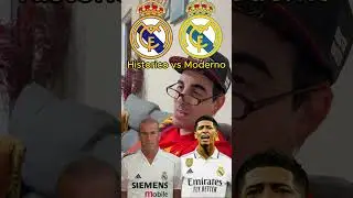 Real Madrid hist&oacute;rico vs Real Madrid Moderno #futbol #football #realmadrid #cristianoronaldo