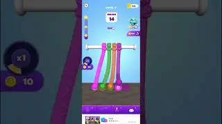 Tangle Master 3D Level 107, Gameplay Walkthrough #gaming #viral
