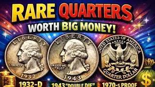 🪙 Top 3 Rare Quarters Worth Big Money | Complete History & Value Guide