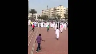 Crowd Gathers to Watch Raif Badawi's Public Flogging