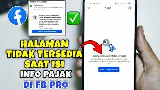 Cara Mengatasi Halaman Web tidak tersedia/ERROR di Fb pro Untuk pemula‼️