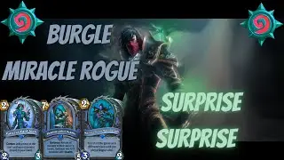 Thief Rogue Burgle Rogue new deck gameplay | Fractured in Alterac Valley | Hearthstone