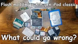 Flash modding a 4th gen iPod | There weren't any issues at all