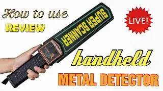 Super Scanner Metal Detector Review of Features, Functions & How it Works.
