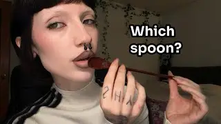 Spoon Noms and Wet Mouth Sounds ASMR
