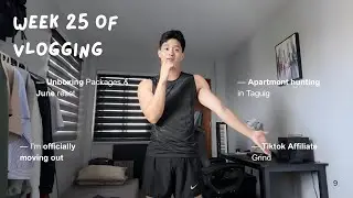 Moving out… can’t afford rent 😔 | Apartment hunting in Taguig, Unboxing, Tiktok grind & June reset