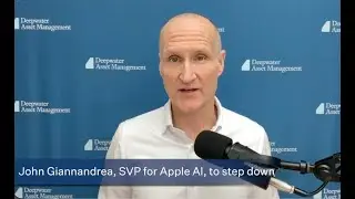 Pressure Points: Apple AI's SVP, John Giannandrea, Retiring