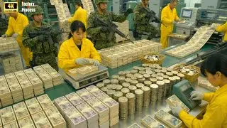Inside the Japanese Yen Factory: How Japan Produces Its High-Security Currency (Full Process)