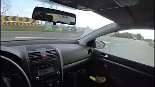 Driving through the Irish Countryside with a VW Golf 5