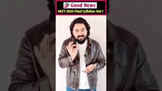 NEET 2026 Syllabus Final 📚 | Students ke liye Badi Khabar | Sparkup Classes