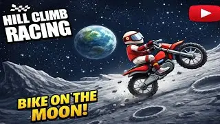 🌕 Moon Par Bike! Hill Climb Racing Impossible Stunt 😱