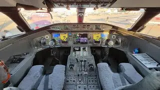 NetJets Bombardier Global 6000 cockpit quick pano!