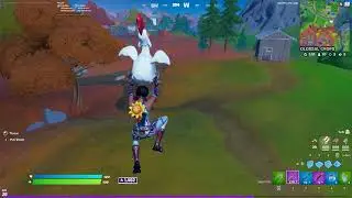 Fortnite Chicken Singing Mario Theme Song?