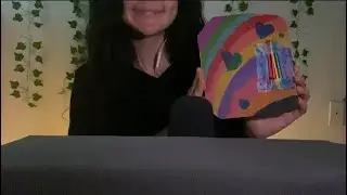 ASMR with Trigger Board Made By My Goddaughter ❤️ | Tapping & Tape trigger