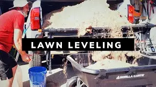 Leveling my Bermuda lawn. Tools for the job and how to make this job easier!