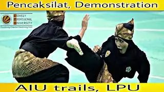 Pencak silat, demonstration. AIU trails in Lovely professional university   #phagwara #pencaksilat