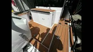 2023 Axopar 28 Swim Platform Cockpit Pad Boat EVA Foam Teak Deck Flooring Mat SeaDek MarineMat