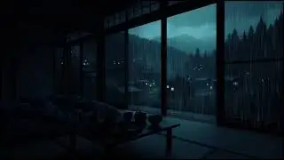 Soft Rain with Distant Thunder 🌧️ | 12 Hour Relaxing Storm for Deep Sleep