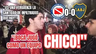 ¡REACCIÓN CON LOS HINCHAS AAAJ 0-0 BOCA! Fecha 1 Torneo Clausura