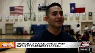 SAPD's PT Readiness Workout Program Featured on KSAT 12