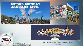 🔴🎥 LIVE MEDAL MONDAY - WDW Marathon Weekend Celebration 🏰🏃&zwj;♂️🏅