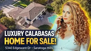 Элитные дома в Калабасасе, Калифорния | Экскурсия по адресу 5340 Edgeware Dr, Saratoga Hills