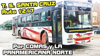 DISTRITO DE COMAS y PANAMERICANA NORTE | EMPRESA SANTA CRUZ S.A. Ruta 1217 LINEA 13