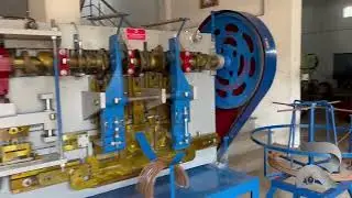 Bucket Handle making machine and Paint Roller handle making machine Trial at RAMJI ENGINEERING WORKS