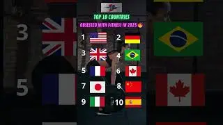 Top 10 Countries Obsessed with Fitness in 2025 🔥