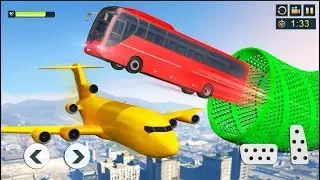 Impossible Bus Stunt Driving: Ramp Bus Stunt  - Android Gameplay (Full HDR)