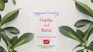 Engagement Ceremony of   Gopika and Rahul