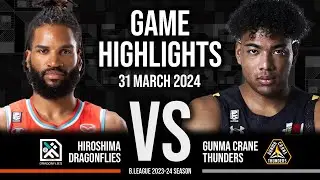 Hiroshima Dragonflies vs. Gunma Crane Thunders - Game Highlights