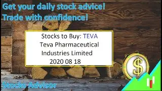 Stocks to Buy: TEVA Teva Pharmaceutical Industries Limited 2020 08 18