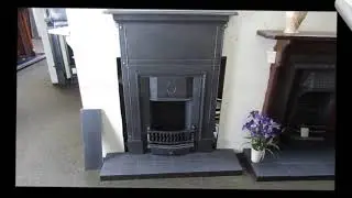 Heritage Fireplace Centre - AI145 Antique Edwardian cast iron fireplace